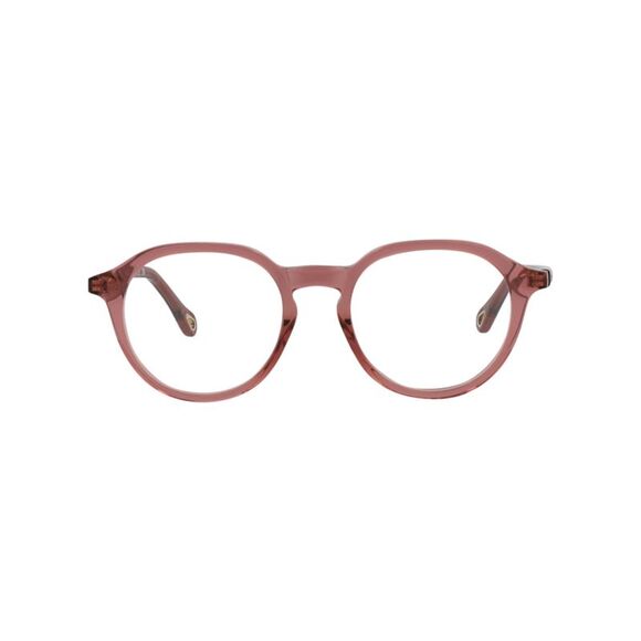 Chloé Round-Frame Bio Acetate Optical Frames Pink Womens - Picture 1 of 6